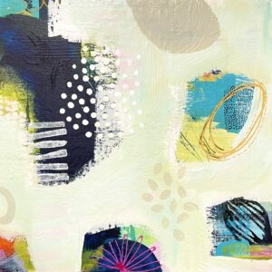 'Above and Beyond' 30cm abstract painting