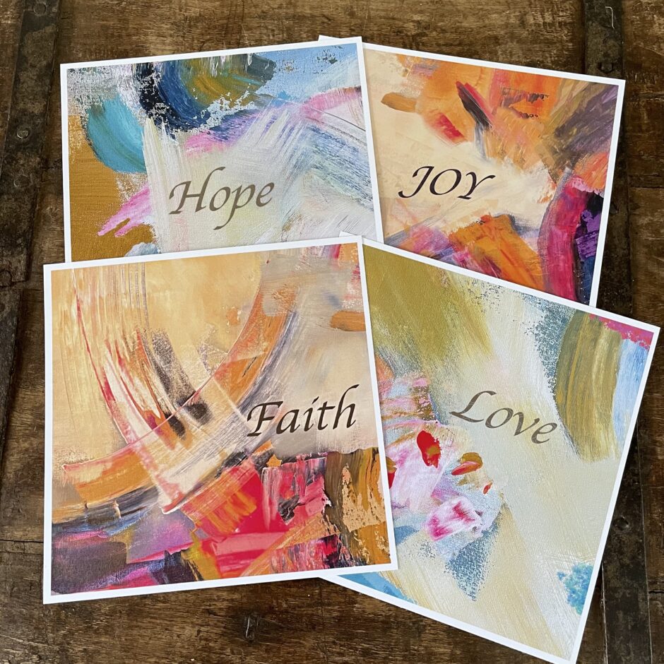 picture of set of four prints from the encouragement collection