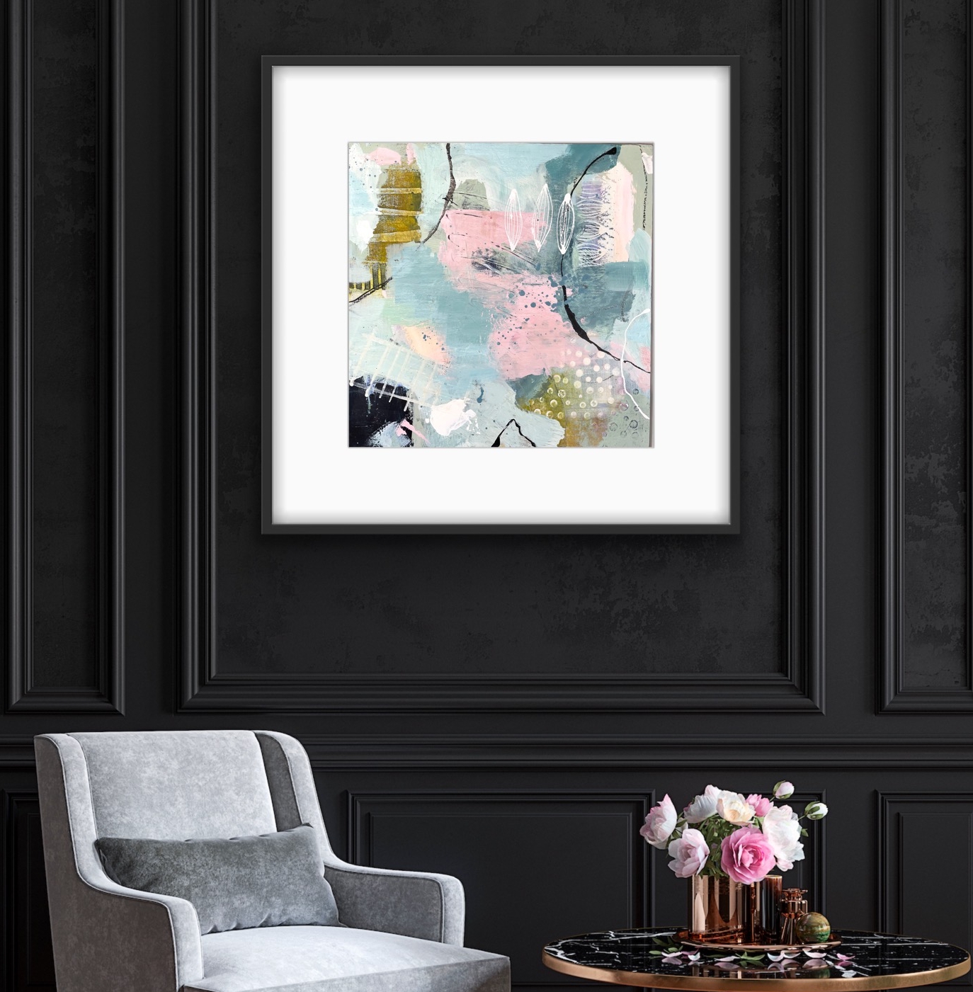 'Shallow Pool' Art Print Abstract Fine Art Print - Image 4