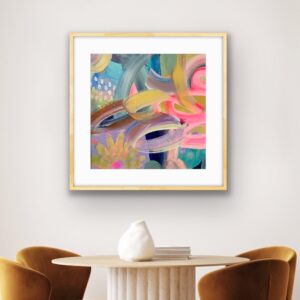 'On the Waltzers' Art Print abstract giclée print