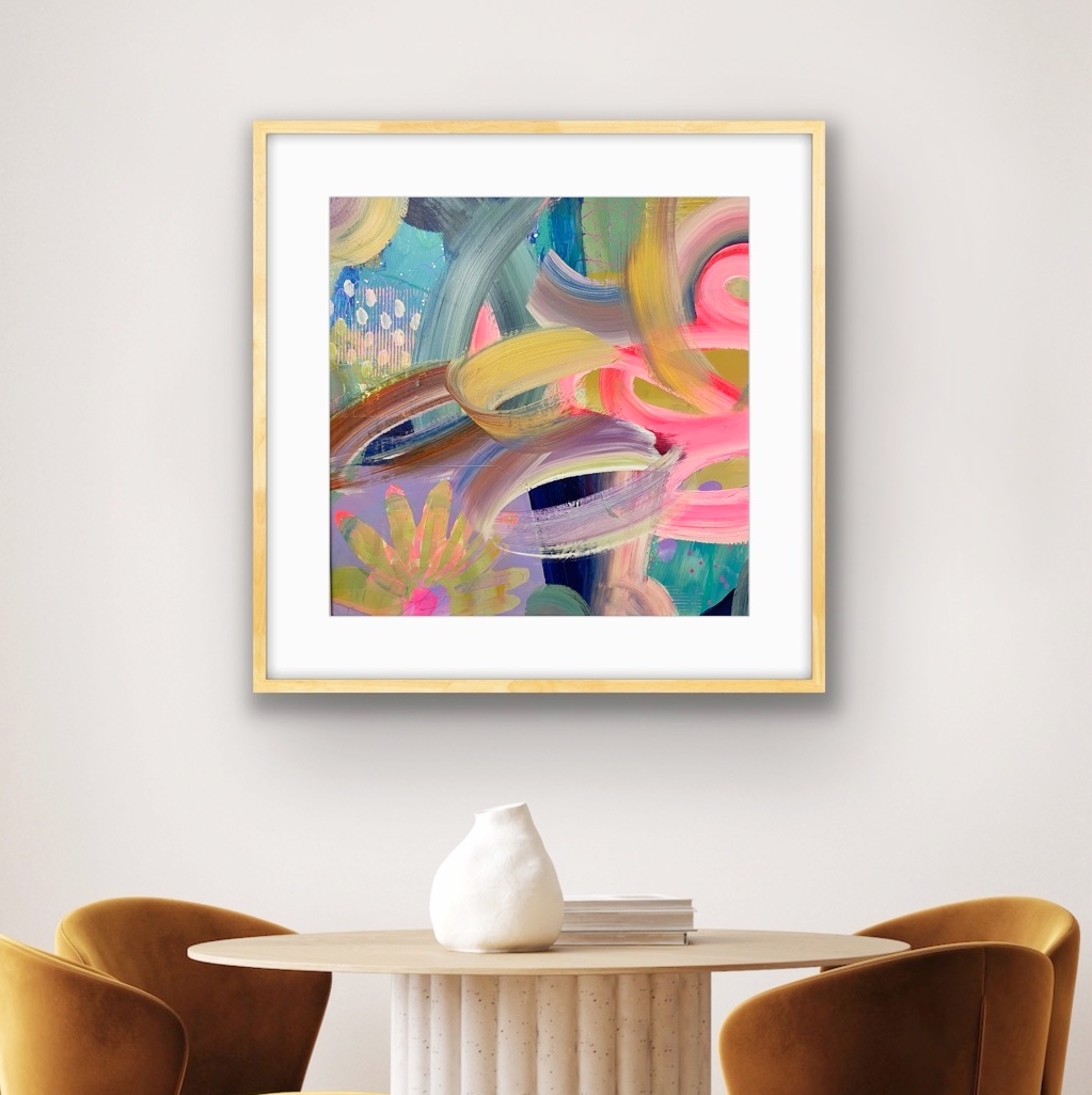 'On the Waltzers' Art Print abstract giclée print