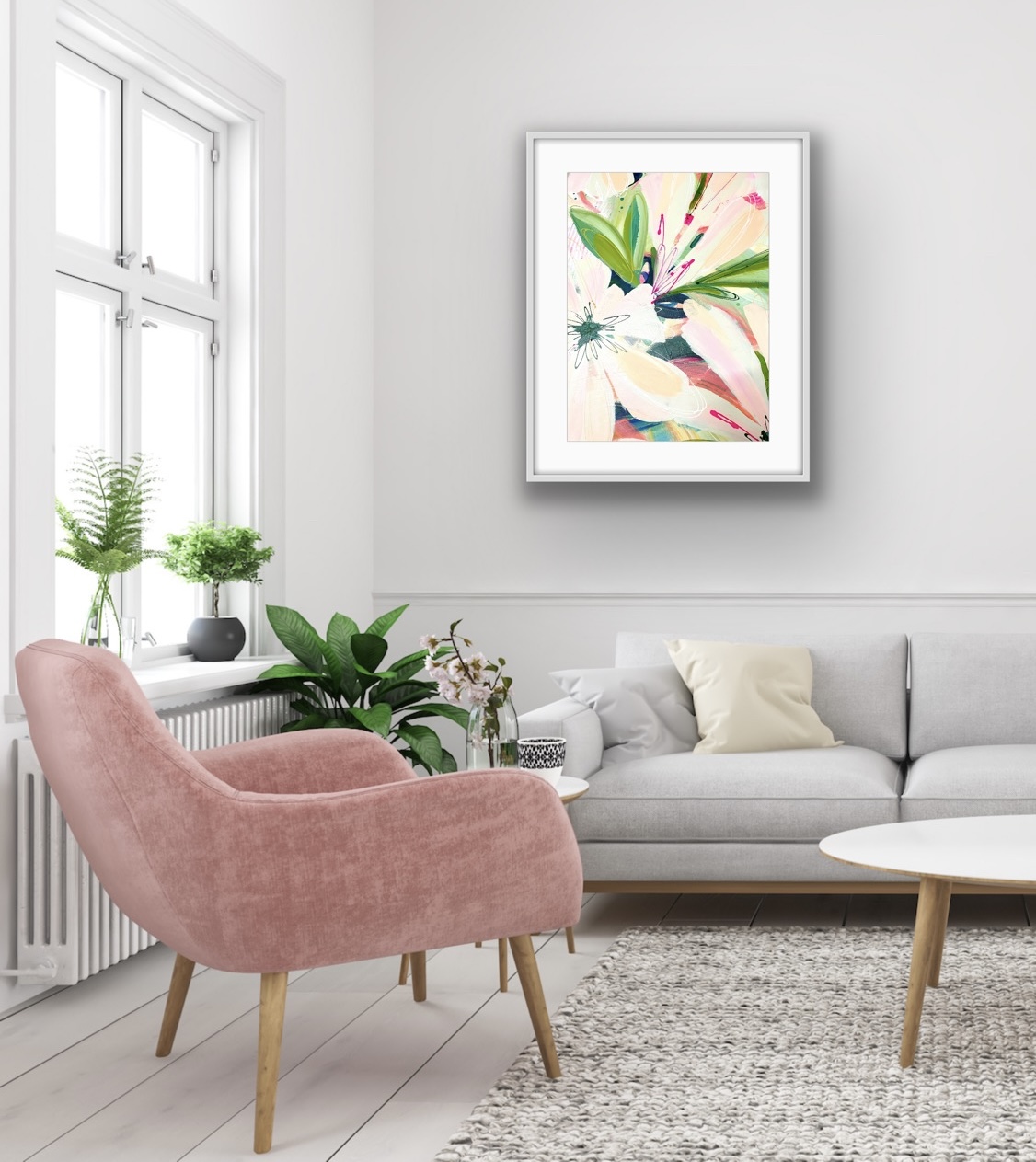 'Bellini Blooms' Art Print - Image 3