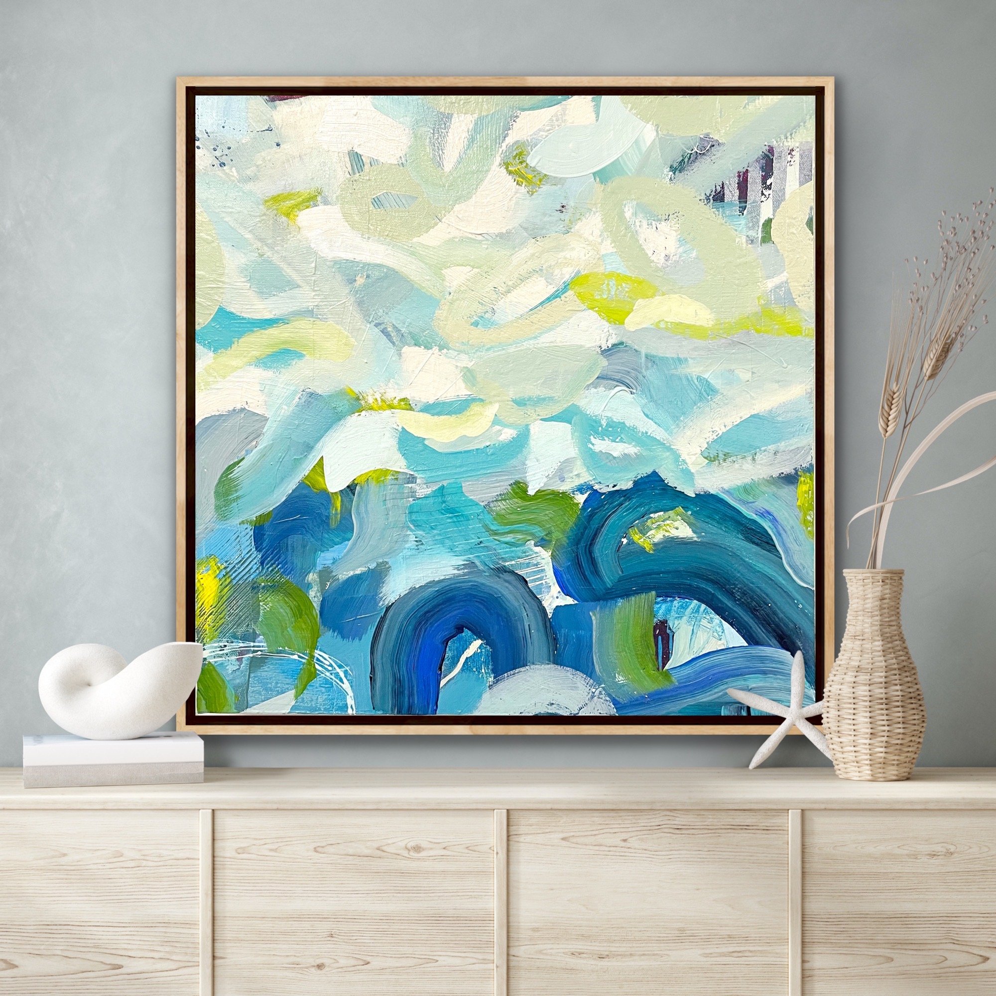 picture of 'Outward Expression' abstract canvas art print