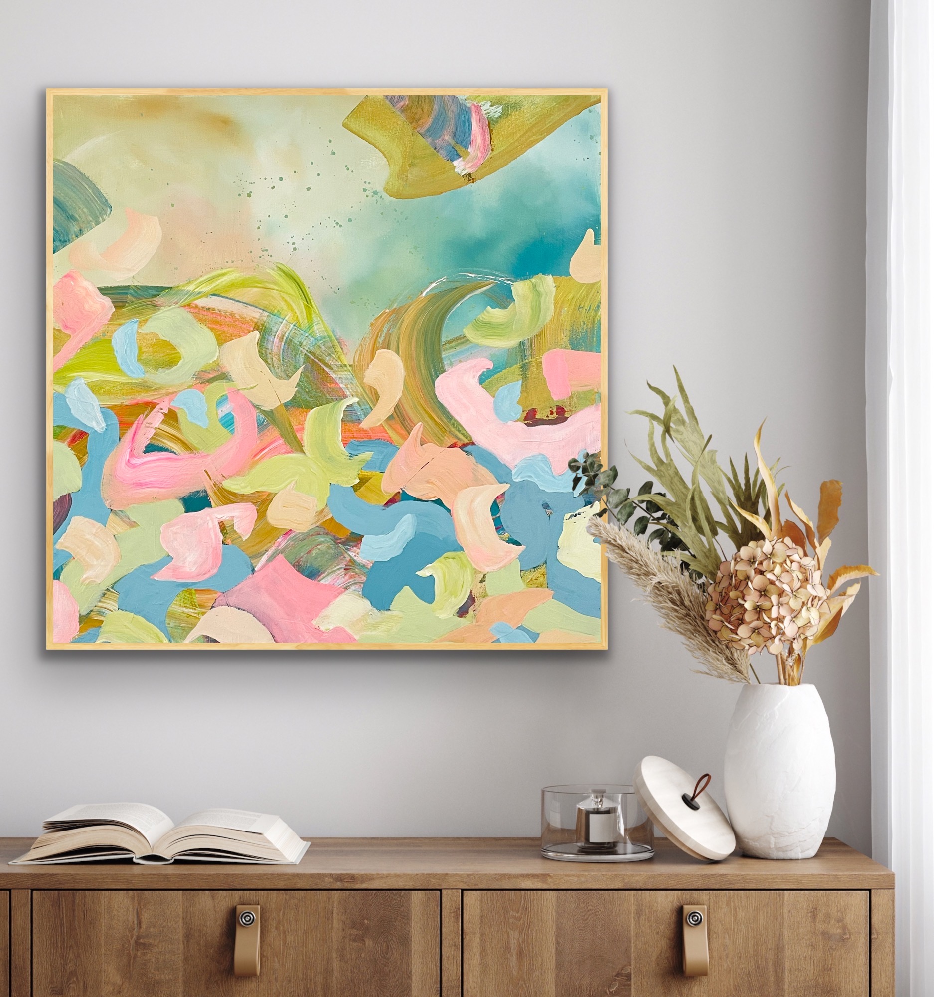 image of Freedom's Song Canvas Art Print in situ